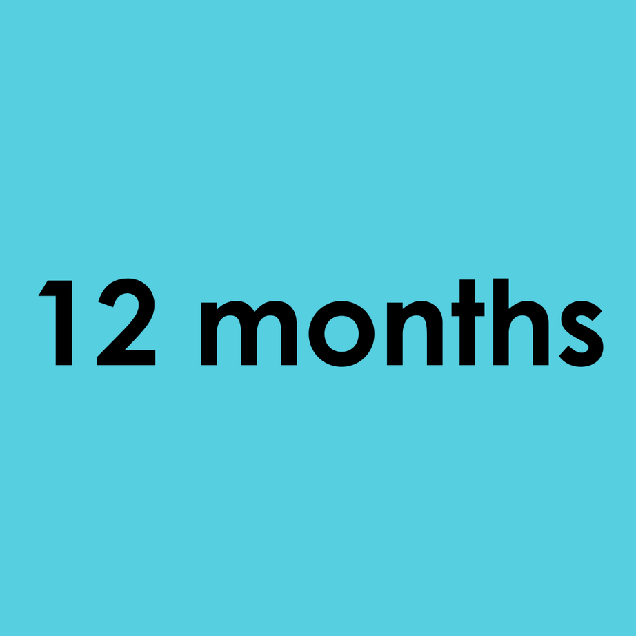 12 Months, Billed Monthly